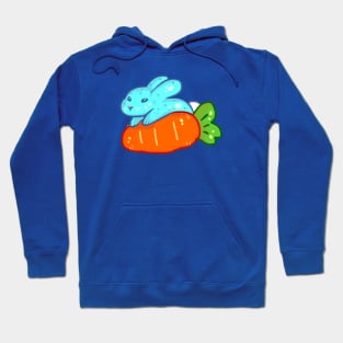 Kawaii Bunny Rabbit (Blue Ver) Hoodie